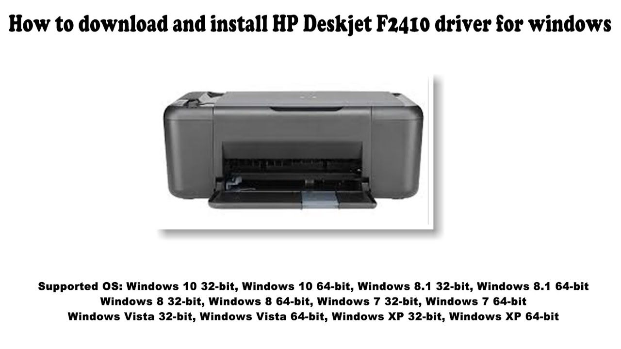 install hp deskjet f2430 printer without cd for mac